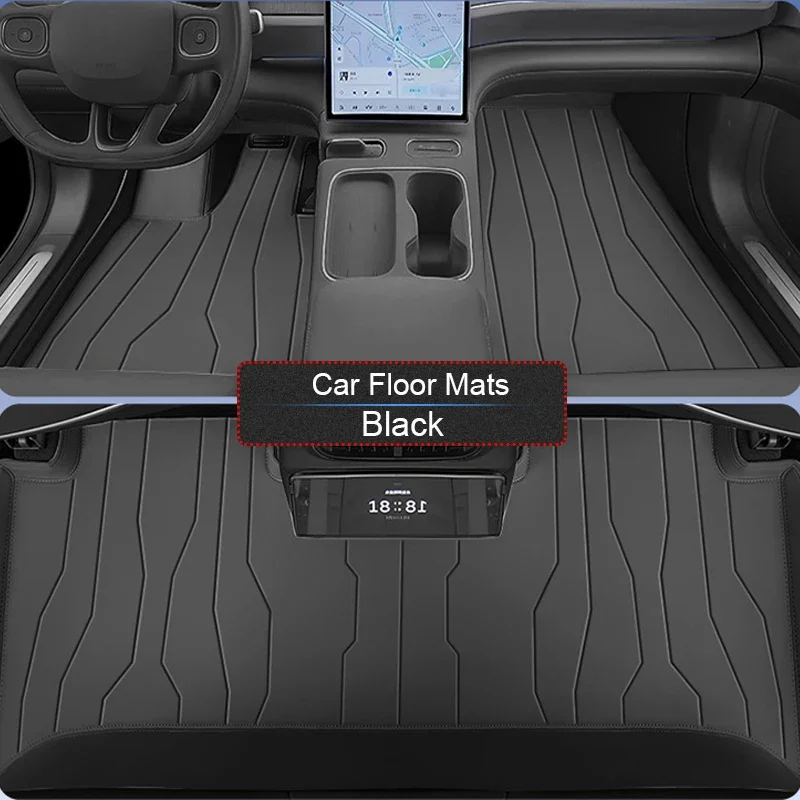 

Для NIO ET7 2023-настоящее время, индивидуальный интерьер, кожаный противоскользящий автомобильный защитный коврик для ног, авто роскошный водонепроницаемый коврик для пола, аксессуар