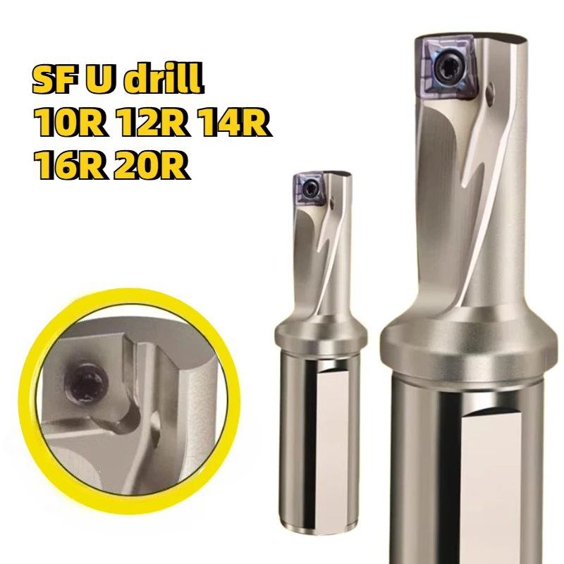 

High Efficiency SF U drill 10R 12R 14R 16R 20R 2.5D 3.25D Drilling turning boring and other integrated multi-function