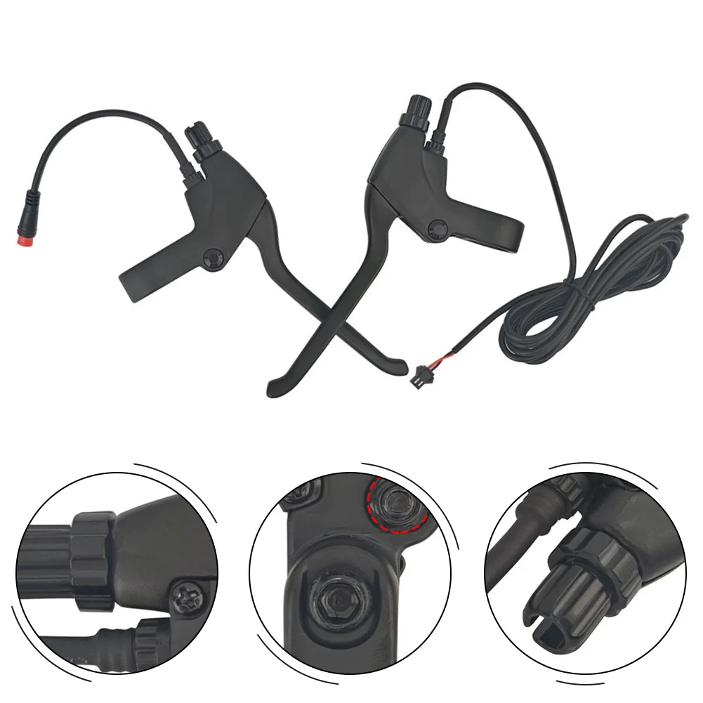 

1 пара электрических велосипедов, горных велосипедов, тормозные ручки из алюминиевого сплава, 2 контакта, 2 года, тормозной рычаг для скутера