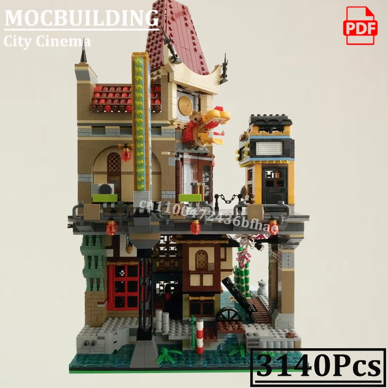 

Modular Japanese Buildings Bricks City Street View Statue Model MOCBUILDING Creative Construction Bricks Toys Gift