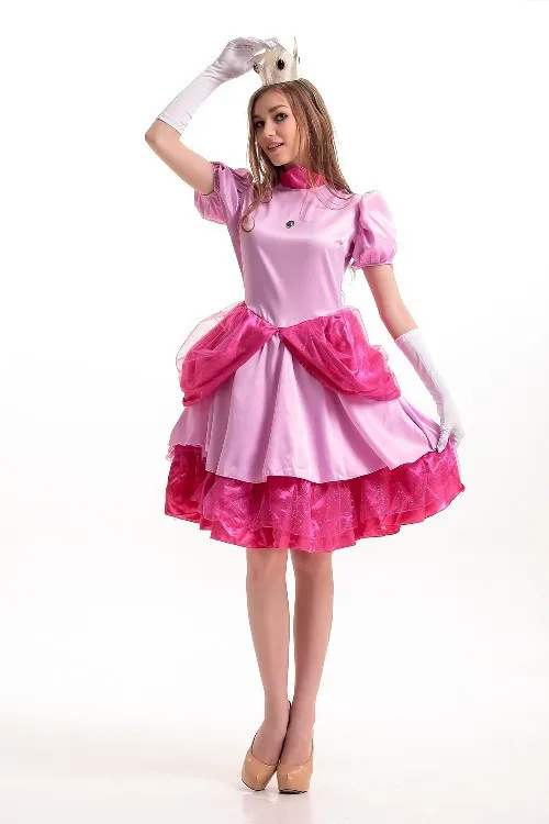 Sexy French Maid Costume Peach Princess Cosplay Costume Cosplay Sissy Maid Uniform Halloween Costumes