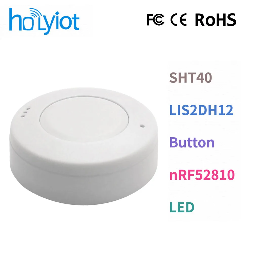 nRF52810 Bluetooth Beacon With Accelerometer Temperature Humidity Sensor Low Energy Module Indoor Positioning iBeacon Eddystone