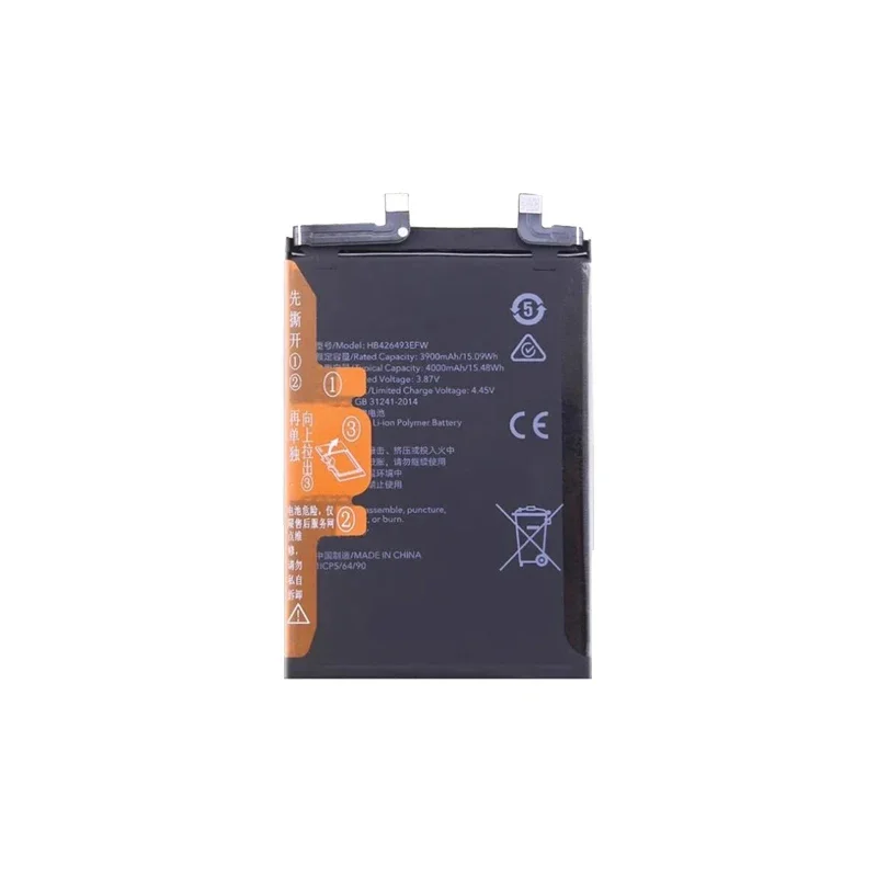 Batteria sostitutiva HB da 3900 mAh 426493 EFW per Huawei Honor 50SE 50 Se Batterie portatili per telefono cellulare Garanzia + Codice traccia