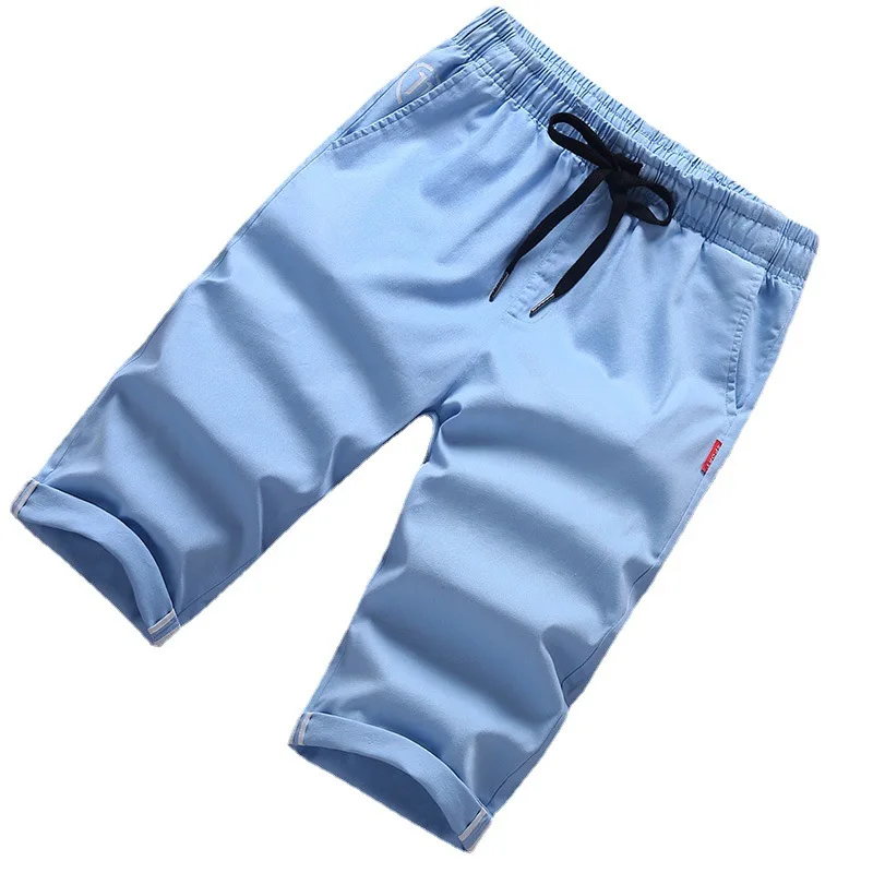 Pantaloncini Cargo per uomo estate allentati plus Size pantaloni traspiranti al ginocchio capispalla dritti sport sottili pantaloni Casual da spiaggia cinque