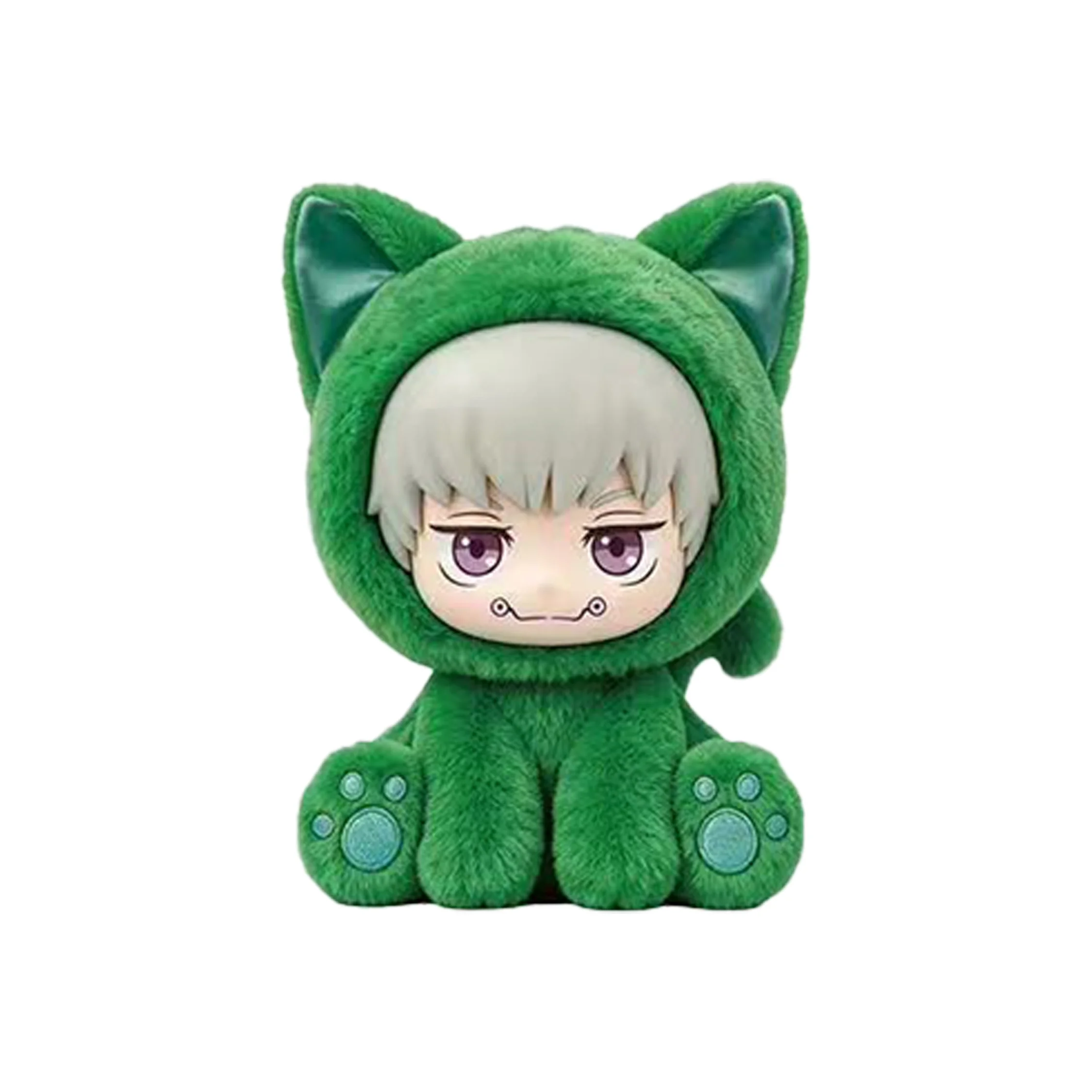 Neue Eaki Original Jujutsu Kaisen Sitzende Katzen Party Serie Blind Box Plüsch Vinyl Actionfiguren Gojo Satoru Itadori Überraschungsspielzeug