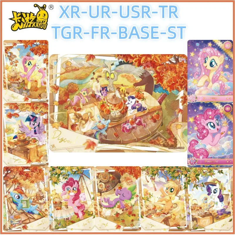 

KAYOU Authentic My Pony Card Rainbow Series Five Cute Princesses Anime Collection Card Toy Gift