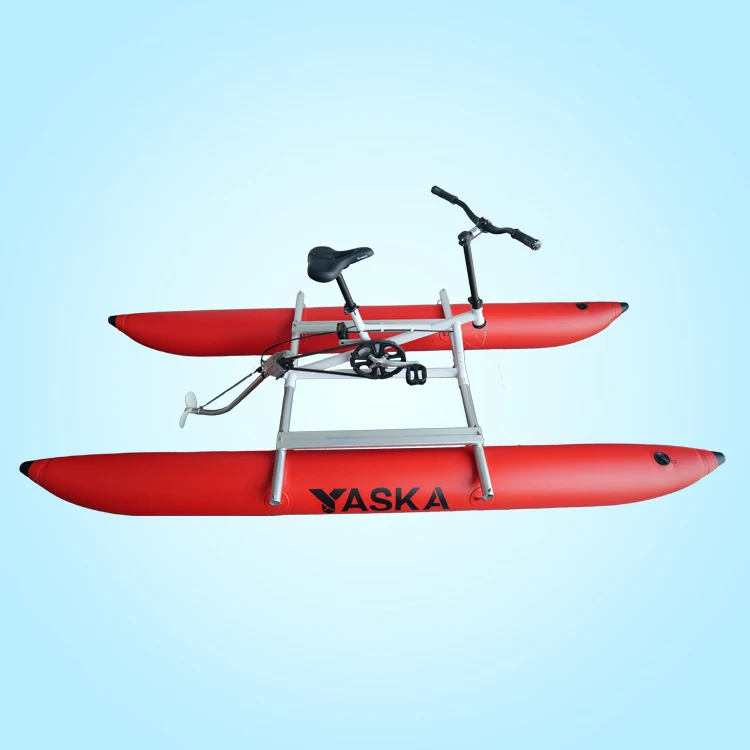 

Race Bike Inflatable Floating Waterbike Pedal Boats Hydro Cycle Bicycle Water Bike With Pedal Drive For Water Games
