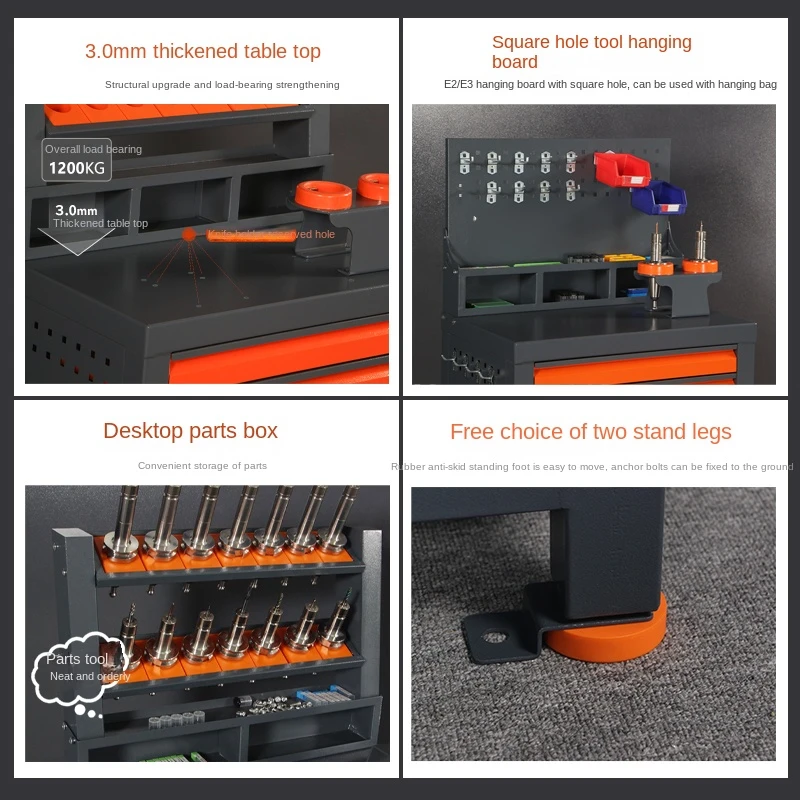 Holder Management Frame Lock Tool Workbench CNC Tool Cart Bt4050