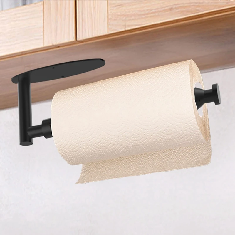 Under Cabinet Paper Towel Holder Wall Mount Paper Towel Holder With Damping Kitchen Under Counter Paper Towels Rack