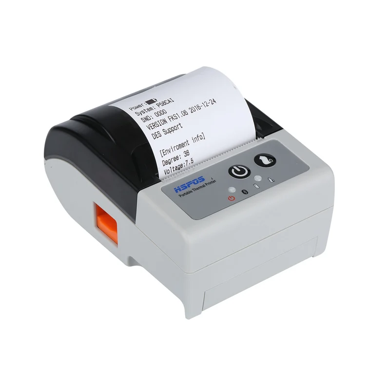 

ATU&UTV58mm 8 Hours Continuous WorkThermal Portable Printer with Autocutter Easy to Use for Outdoor Usage P58CAI