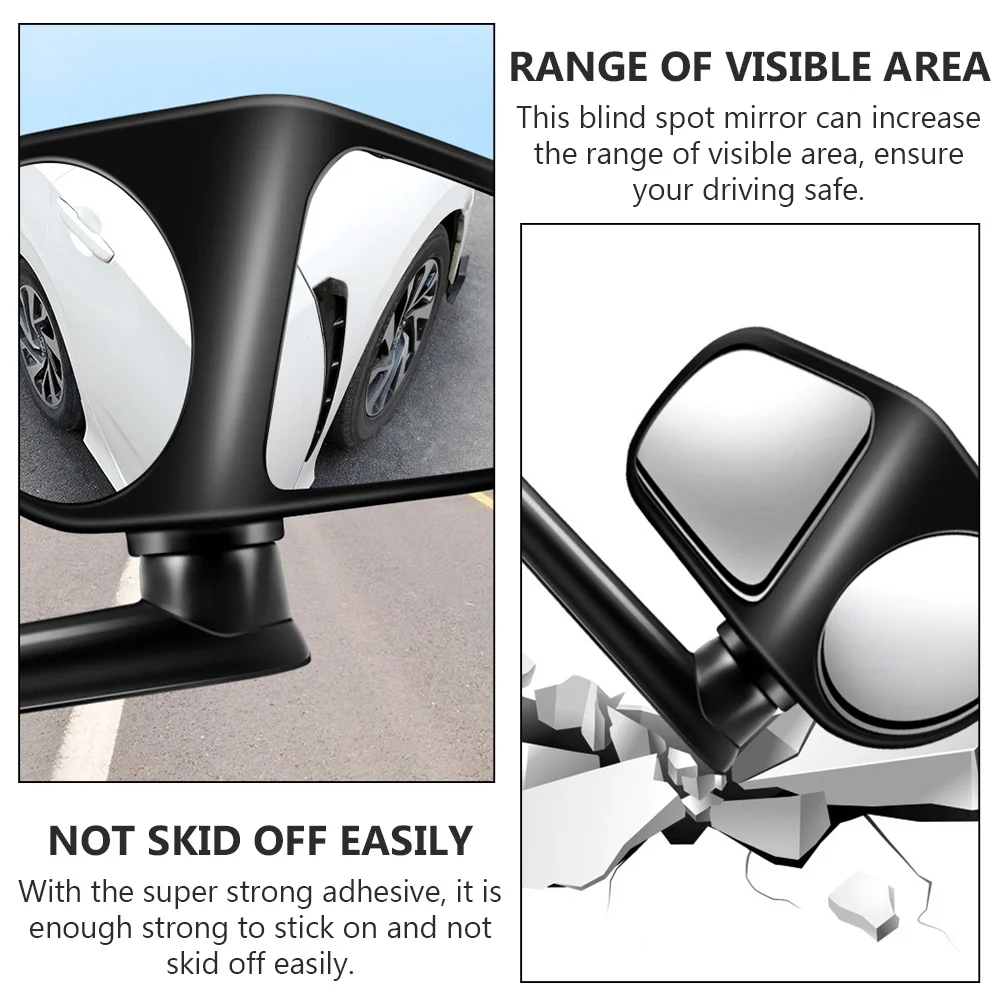 

1Pcs Blind Spot Mirror Double Glass Wide Angle Auxiliary Rear View Mirror for Car Suv Truck Auto Accessories Car Accessories