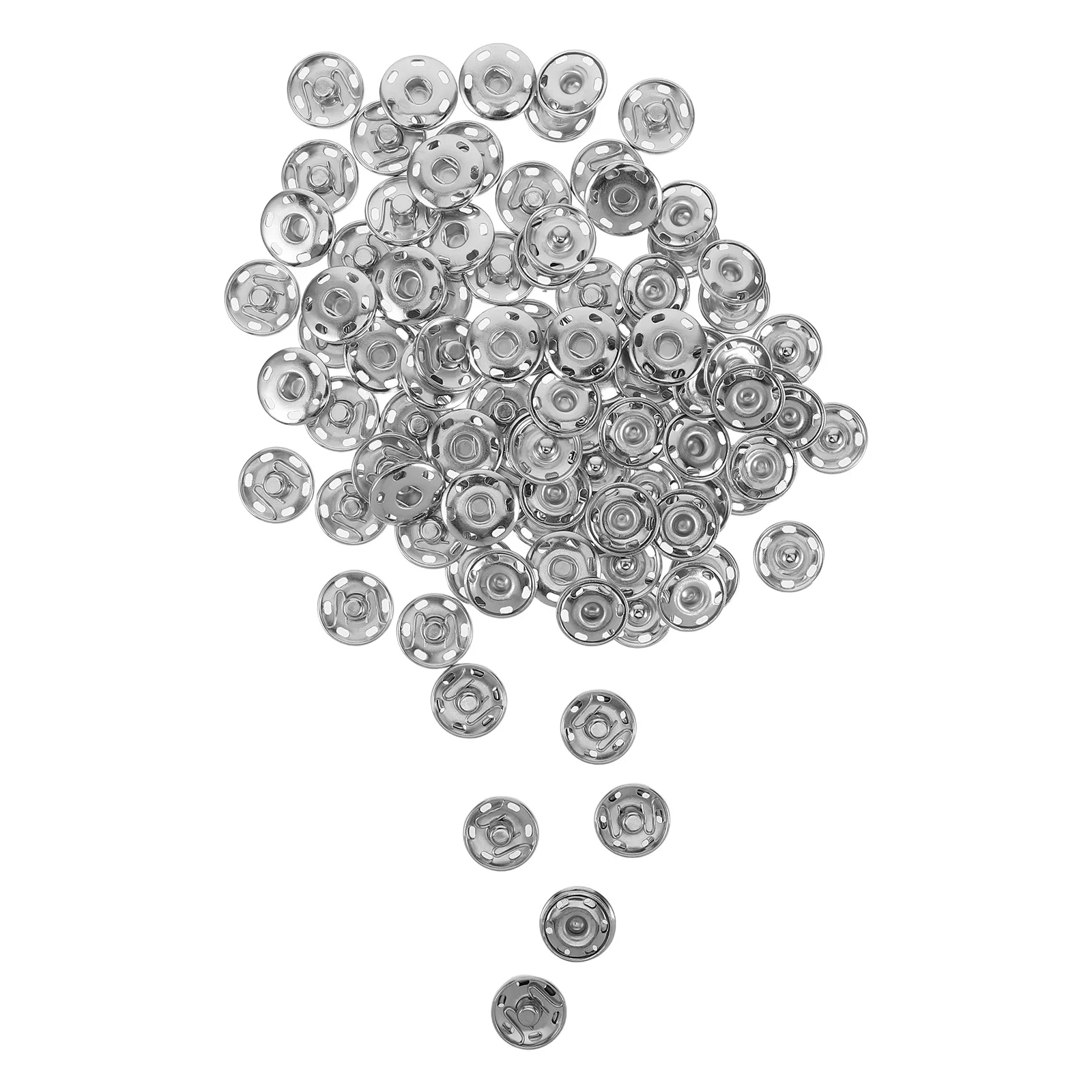 

50pcs Clothing Button Craft Press Button For Fabric Shirts Skirts Pants Sewing Fasteners Craft Clothing Tool Tool