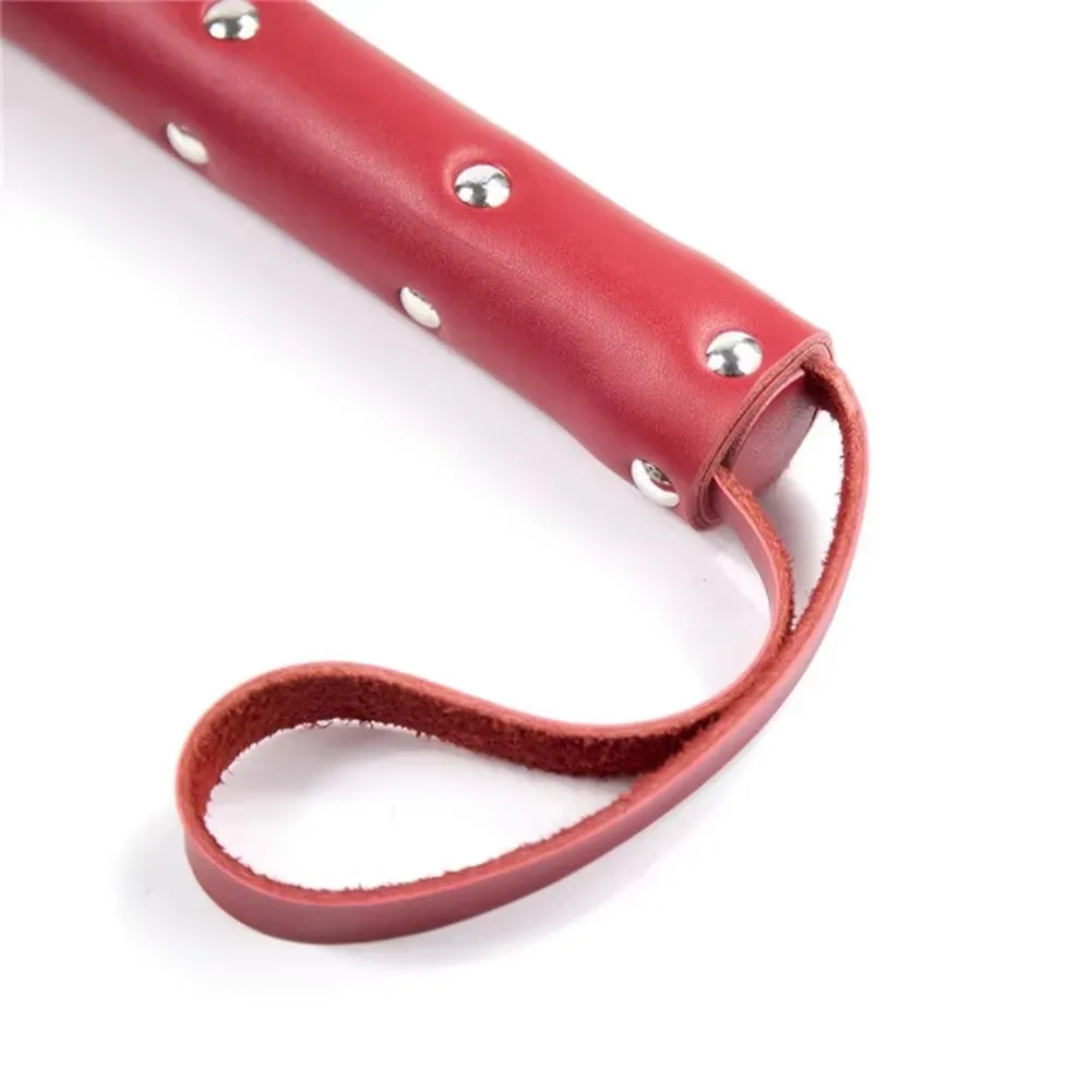 Укороченный укороченный для верховой езды из натуральной яловой кожи размером 62,5 см — хлыст для верховой езды премиум-класса с кожаной ручкой