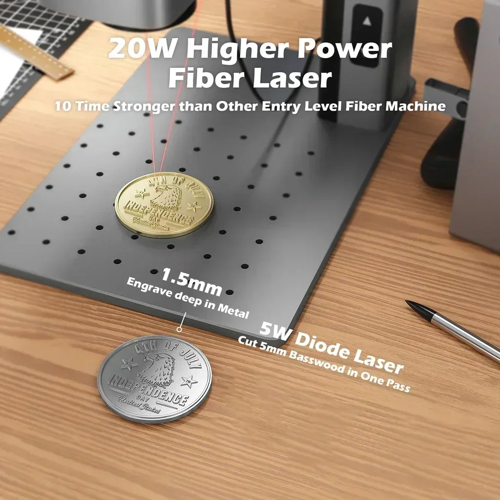 

Excellent Wainlux Professional Logo Machine Fiber Laser Cutting For Metal Acrylic Jewelry Laser Engraving Machine Gold Silver An