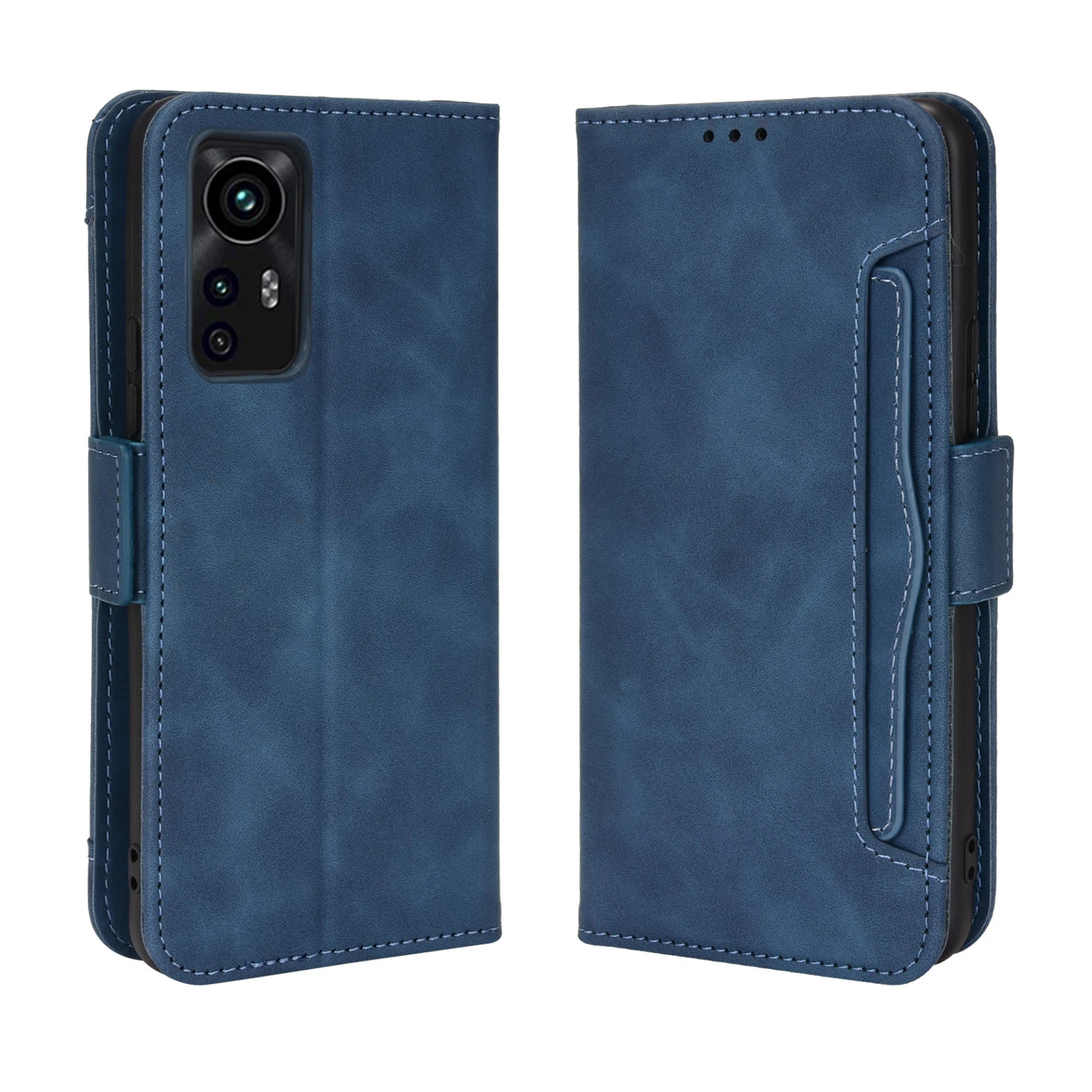 Funda de cuero con tapa para Xiaomi 12, 2201123G, 2201123C, tipo separado, botón magnético, muchas ranuras para tarjetas, BILLETERA, funda de teléfono a prueba de golpes