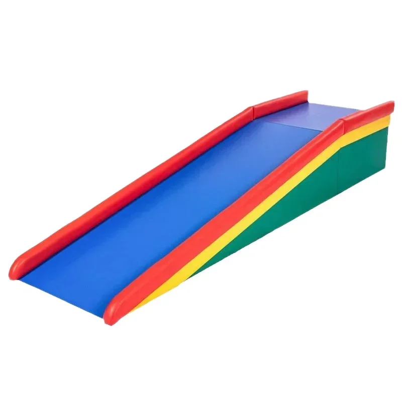 Multifunctional Indoor Sensory Slide Early Education Wooden Home Training Equipment School Plastic