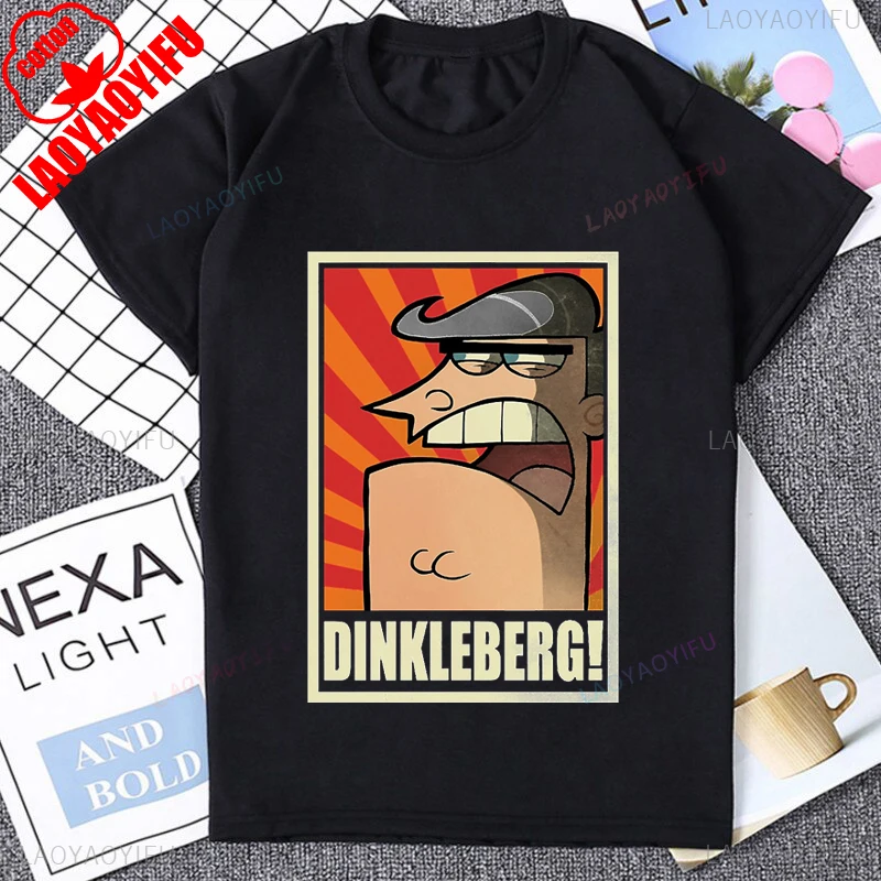 مضحك تيمي واندا كوزمو الجرافيك The Fairly Oddparents تي شيرت موضة عادية فضفاض التنفس الراحة القطن Y2k للجنسين تي شيرت