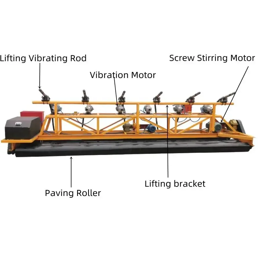 High efficiency road paver leveling machine concrete pavers machine for sale