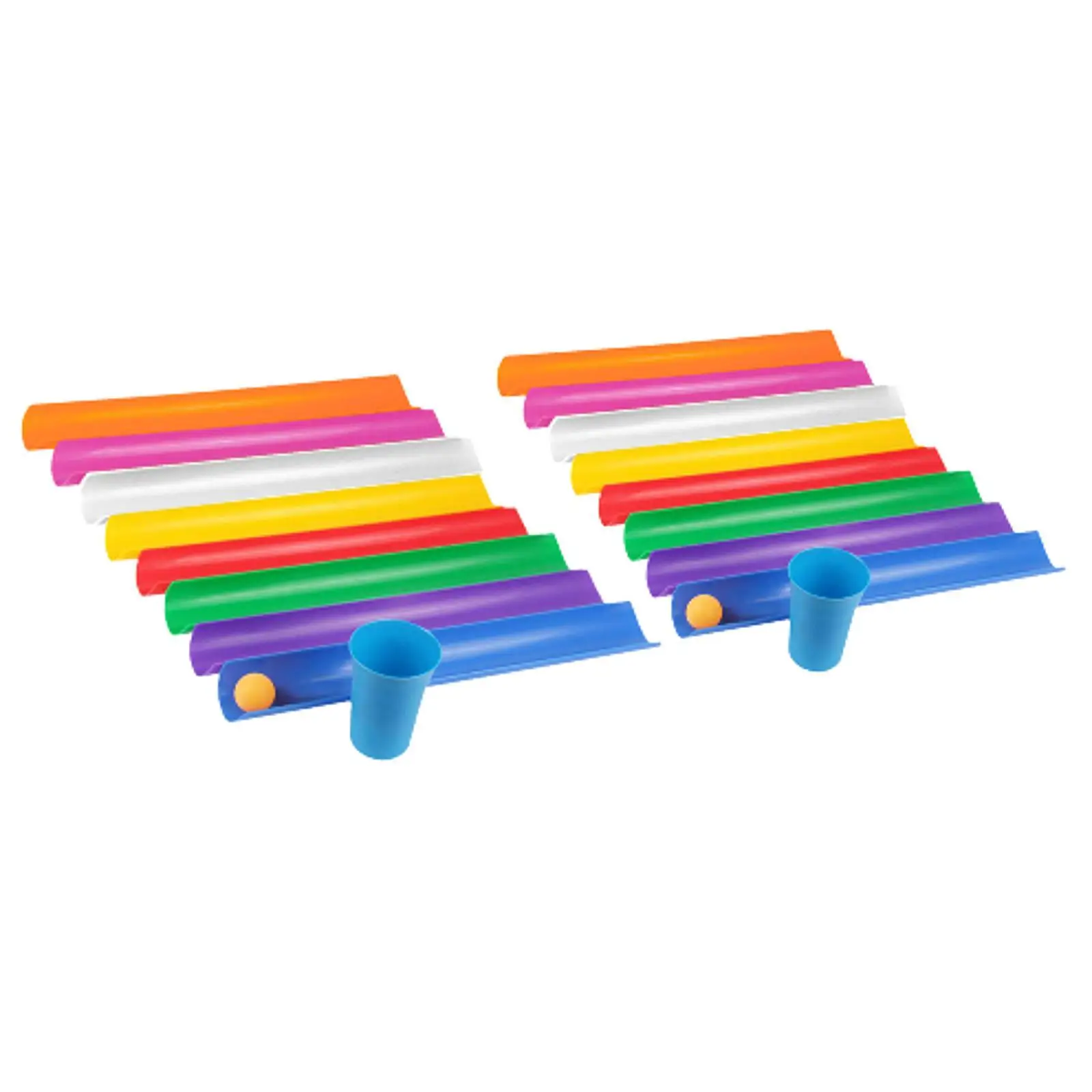 مجموعة تحدي خط الأنابيب متعددة الألوان للحفلات الخارجية مجموعة ألعاب خط الأنابيب للرياضات الخارجية للشباب والمراهقين والبالغين وحفلات أعياد الميلاد #4