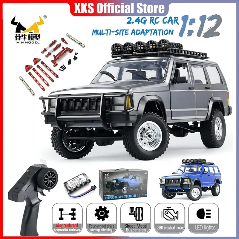 

MN78 1:12 Full Scale MN Model RTR Version RC Car 2.4G 4WD 280 Motor Proportional Off-Road RC Remote Control Car For Boys Gifts