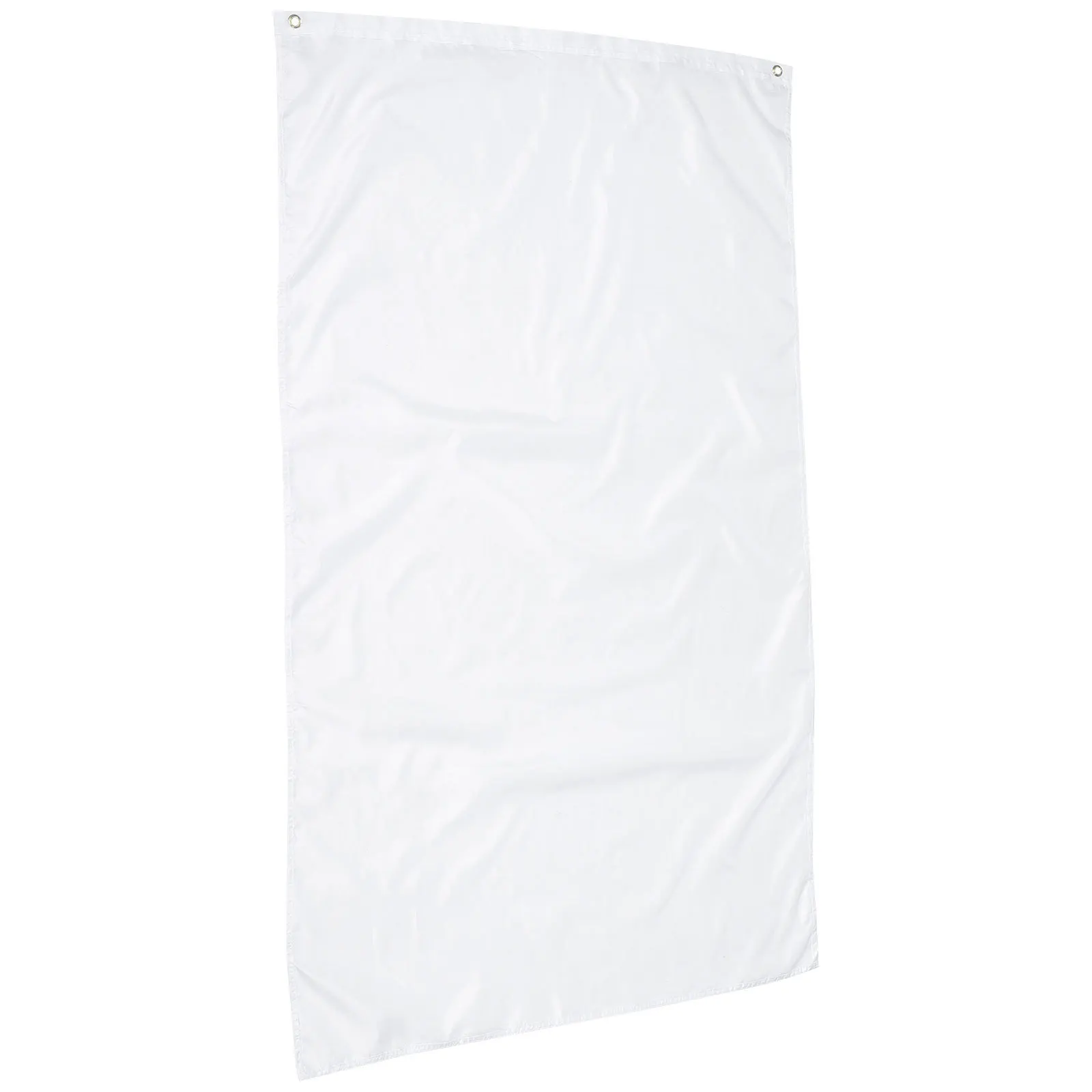 1 bandiera vuota da 90x150 cm per personalizzazione fai-da-te, materiale resistente, decorazione portatile leggera per feste, festival, sfilate