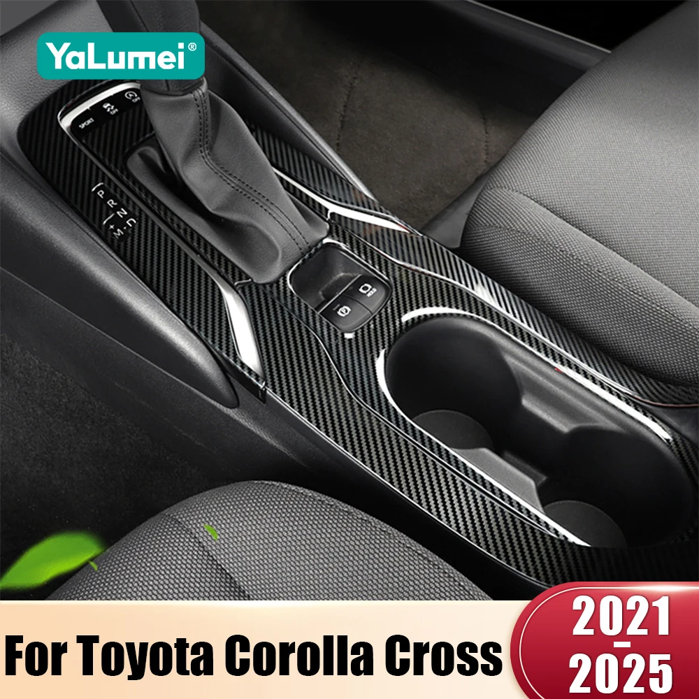 

Для Toyota Corolla Cross XG10 2021 2022 2023 2024 2025 Гибридная нержавеющая автомобильная панель переключения передач, держатель для чашки с водой, накладка, наклейка