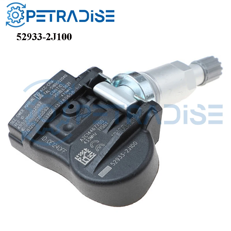 New TPMS Tire Pressure Sensor For Genesis G80 Hyundai Accent Kia Rio Sorento Auto Parts OEM 52933-2J100 529332J100 52933-2M650