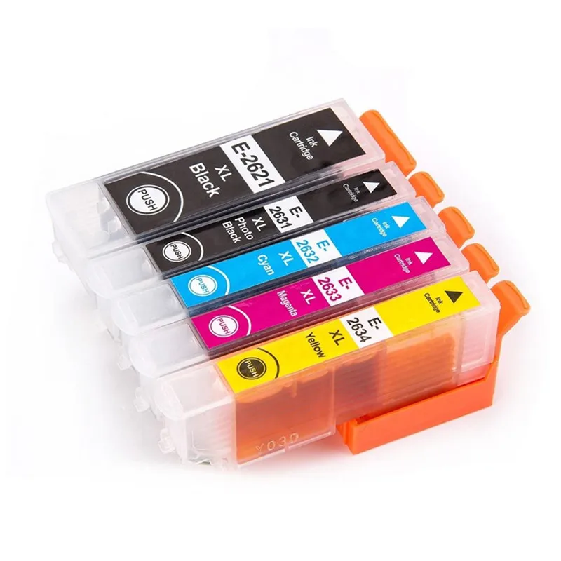 Compatible T2621 T2631 T2634 26XL Ink Cartridge For Epson XP510 XP520 XP600 XP605 XP610 XP615 XP620 XP625 XP700 Printer