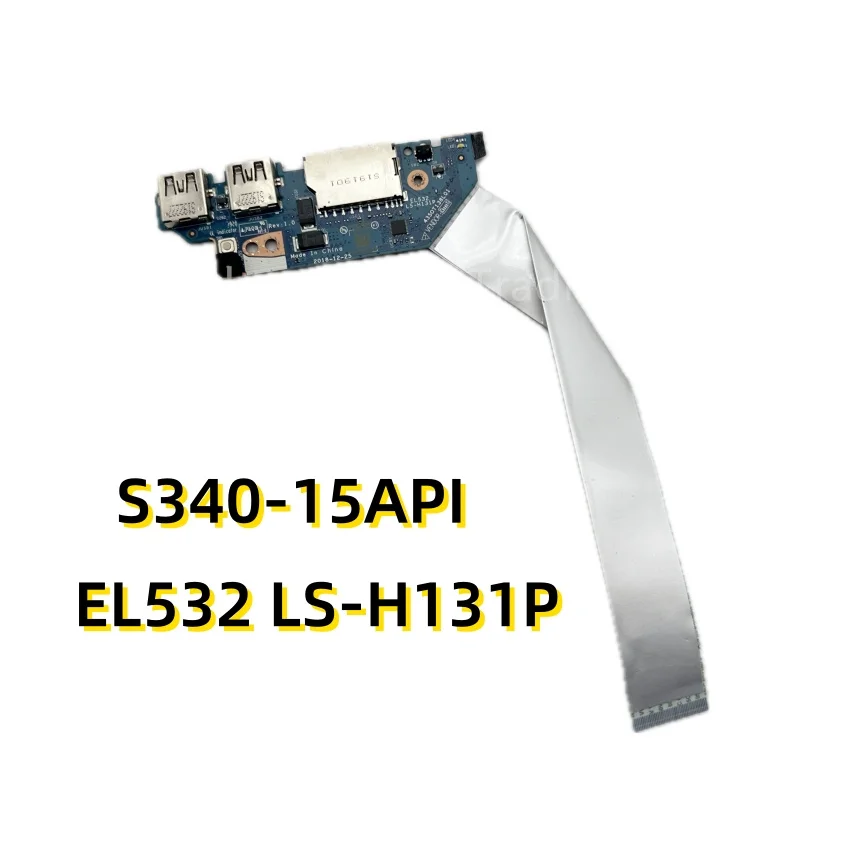 EL532 LS-H131P For Lenovo S340-15API Laptop USB Card Reader Power Button Board With Cable