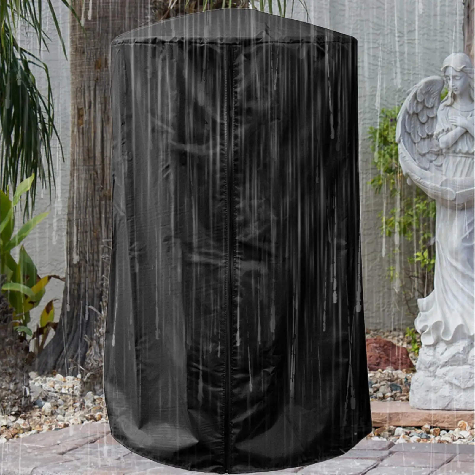 

Heater Covers Heater Covers For Home Rustproof Water-Resistant Vertical Side Zipper Design Full Protection Shield For Tabletop