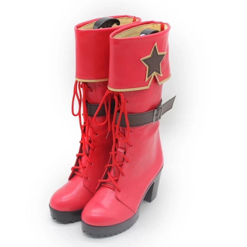 

Atena Game KOF NARAKA BLADEPOINT Costume Asamiya Athena Halloween Carnival cosplay boots shoes yy:89