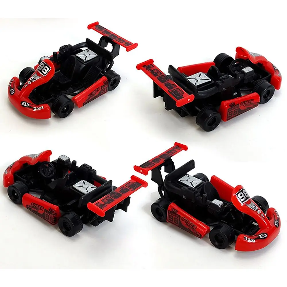 5 Stück Jungen Geschenk Spielzeug Fahrzeuge Mini Auto zurückziehen Auto Spielzeug Trägheit Go Kart Renn modell