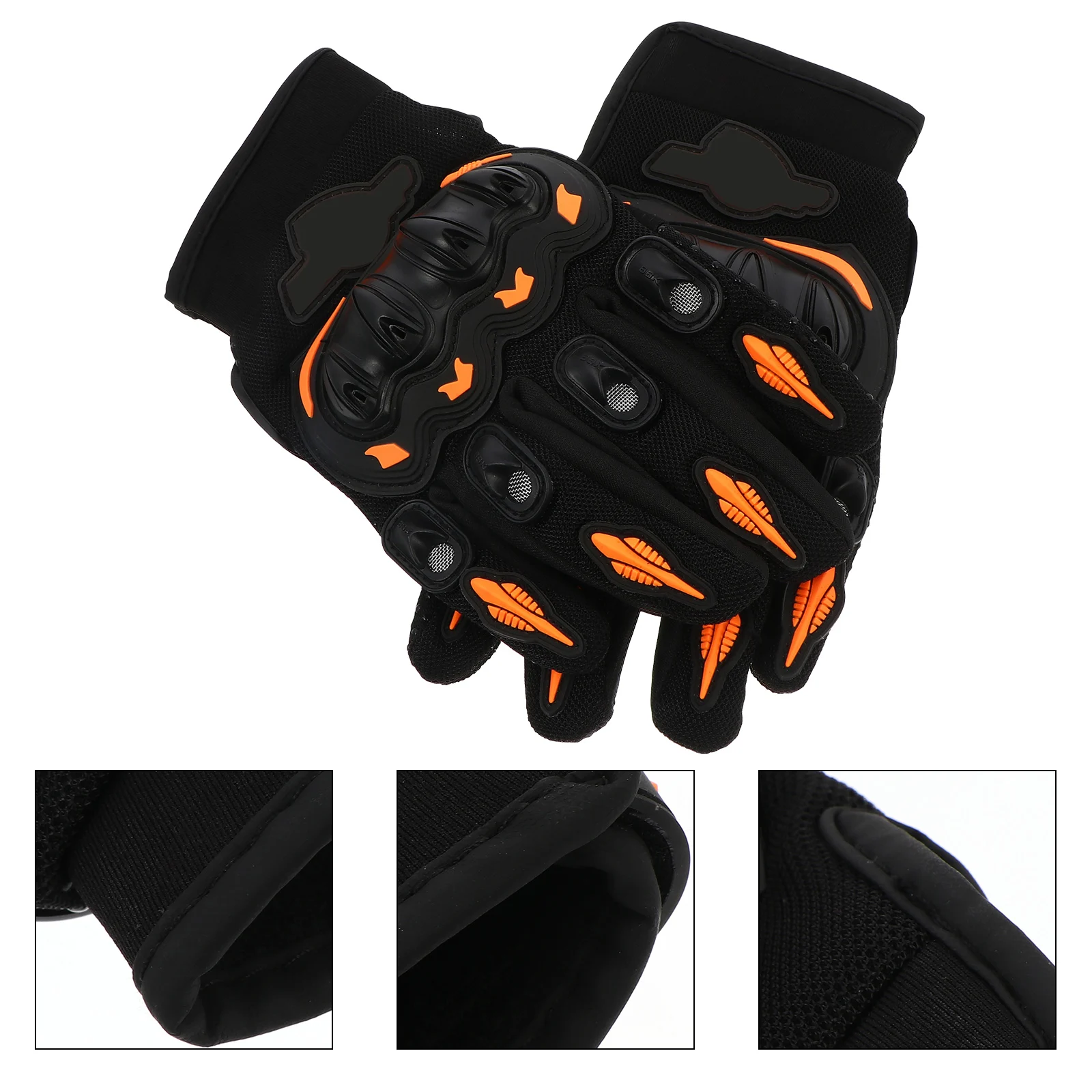 

Cycling Gloves Motorcycle Riding Non slip Fitness Sports Pu Outdoor Full Fingers Windproof Breathable Adult Gloves