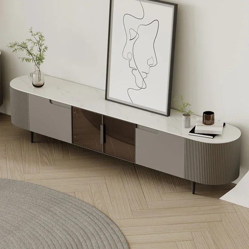 

Coffee Small Apartment Nordic Stone Plate Bedroom Light Luxury Storag