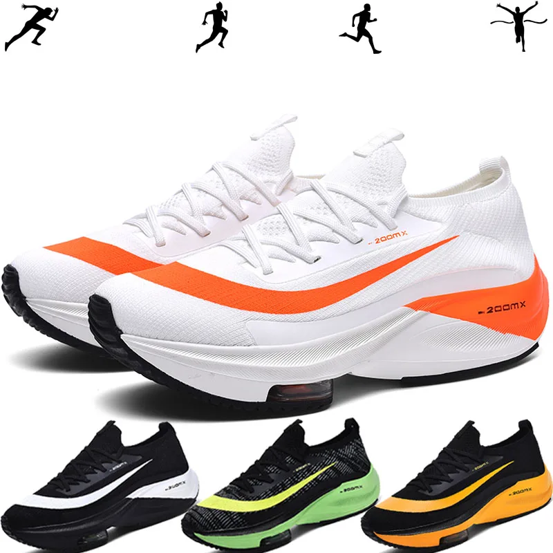 

Running Shoes Speciality Air cushion Marathon Men Sports Breathable Lightweight Women's Comfortable Athletic Nonskid Sneakers ﻿