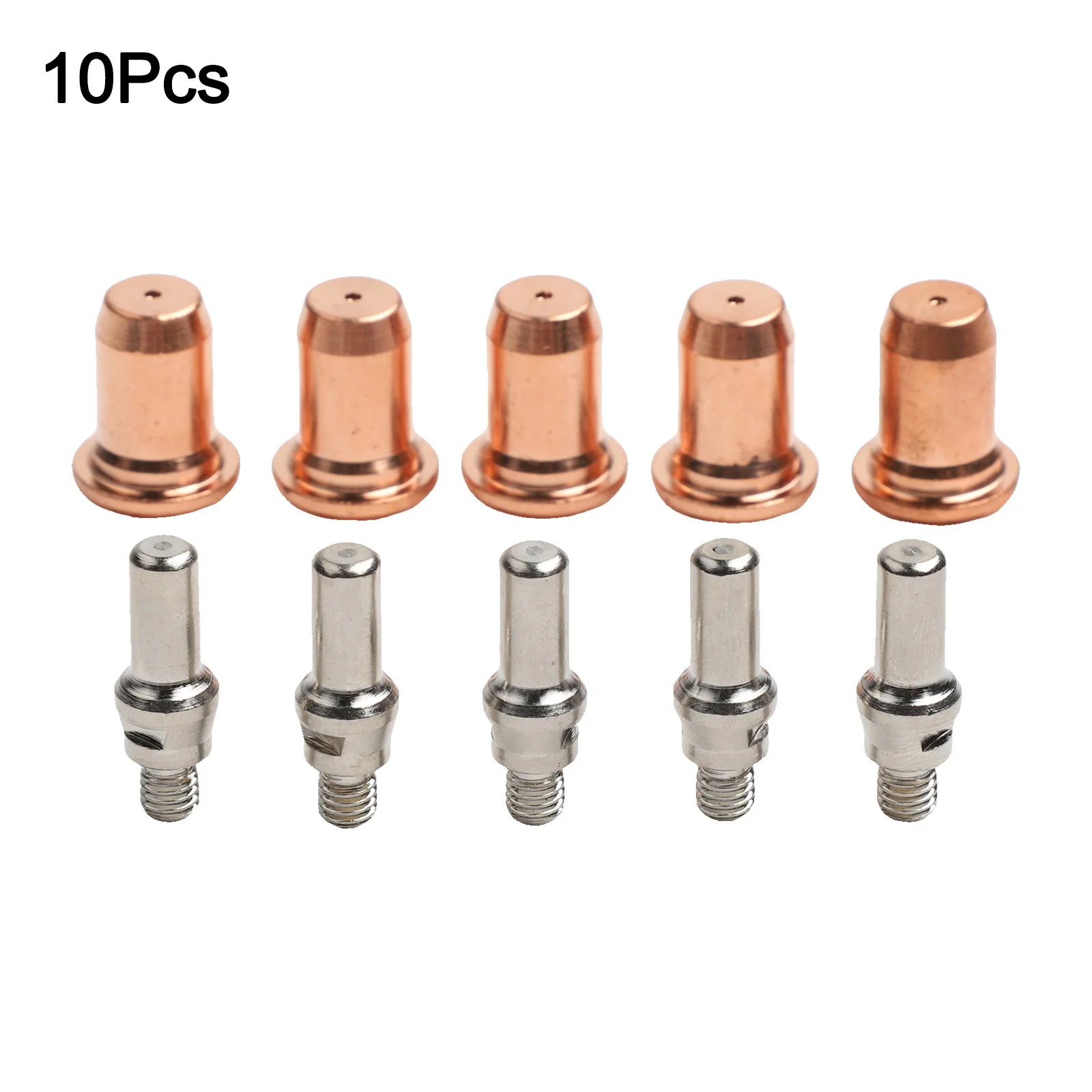 

10pcs Plasma Torch Electrode With 1mm Nozzle For Everlast Power Plasma 50S/60S Plasma Cutter Power Tools Accessories