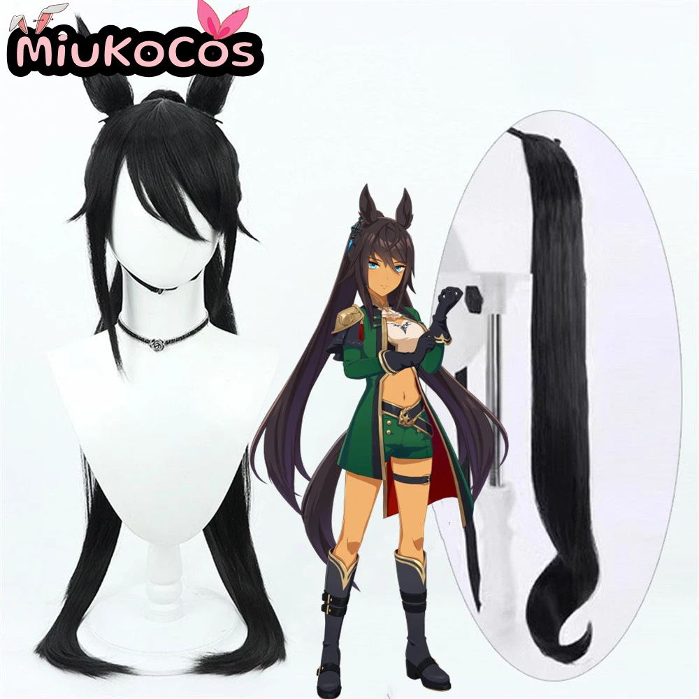 

В НАЛИЧИИ シン ташリ피スス Symboli Kris S Косплей Парик с ушками и хвостом Мико Косплей Игры Umamusume:Pretty Derby Косплей Волосы