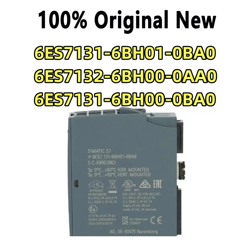 100% Tested Et 200sp 6es71326bh000aa0 6es71316bh000ba0 6es7132-6bh00-0aa0 6es7131-6bh01-0ba0 6es71316bh010ba0