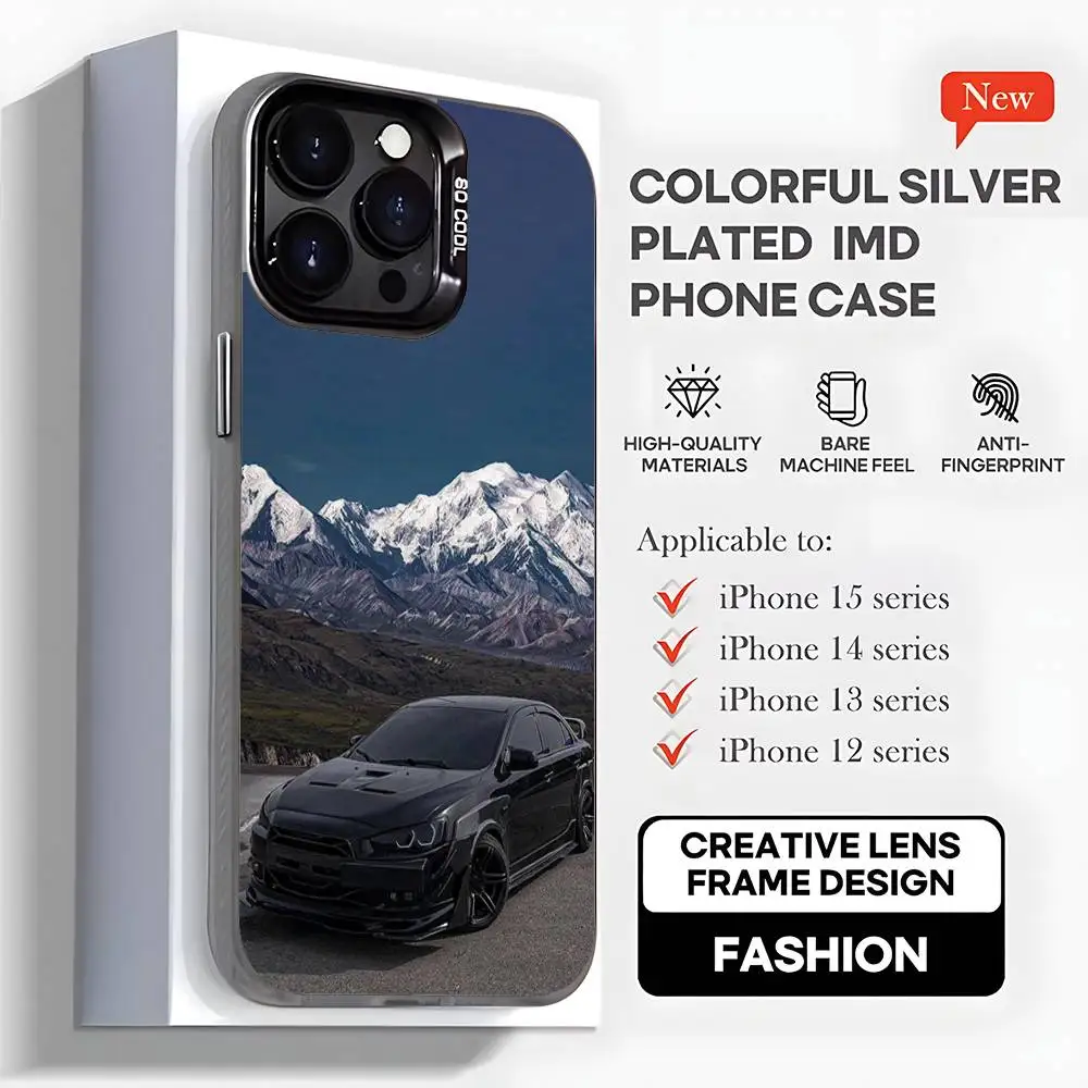 حافظة هاتف سيارة EVO X Refit باللون الأسود الرائع لهواتف iPhone 16,15,14,13,12,11,Mini,Pro,MAX,plus,غطاء أسود غير لامع مقاوم للصدمات