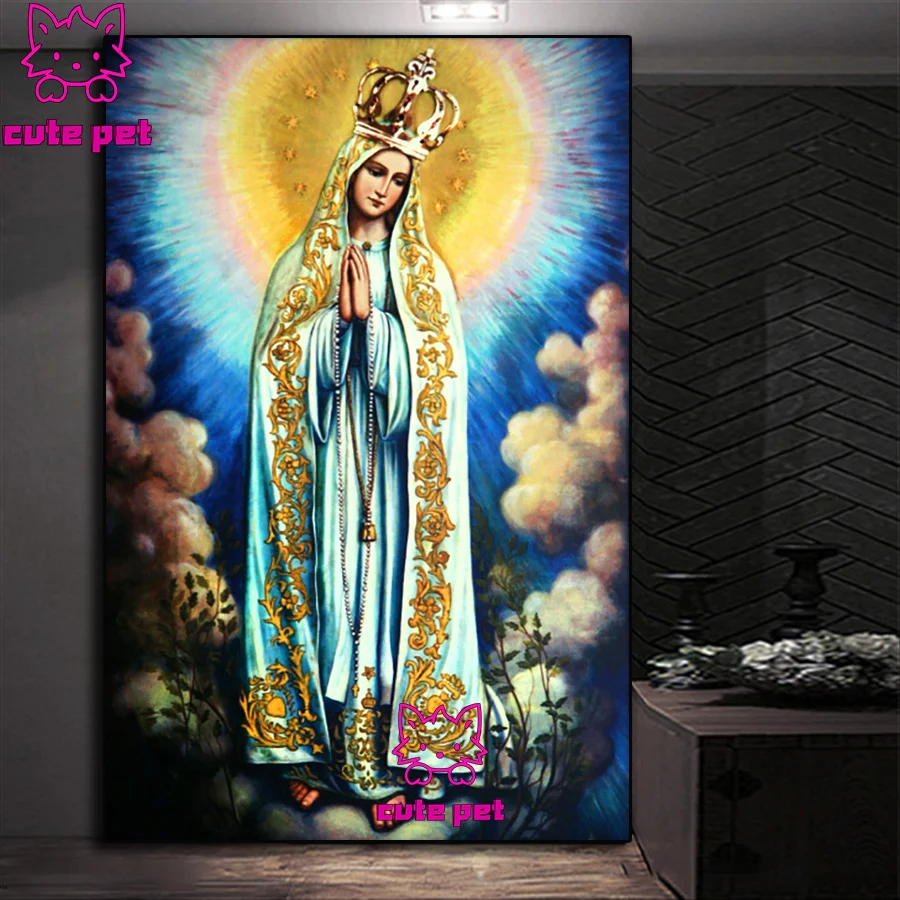 Religious icon 5D diamond mosaic Virgin prayer For Home Decor diamond Painting Cross Stitch embroidery mosaic rhinestone picture