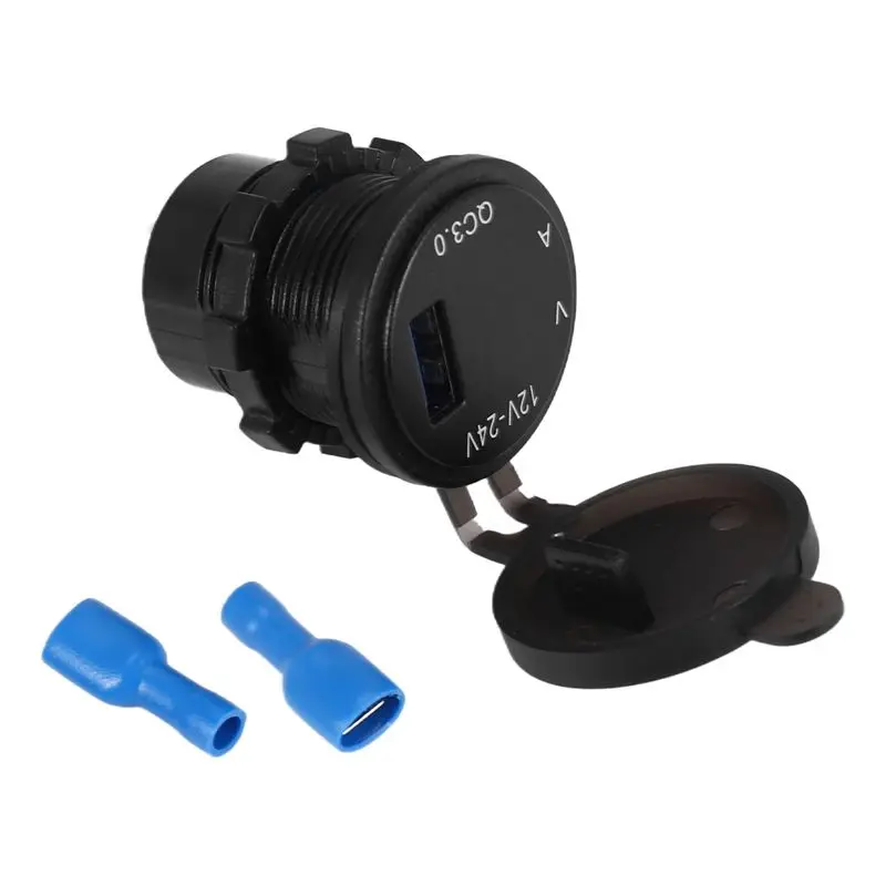 

Precision 12V / 24V Fast Charging 3.0 Car Cigarette Lighter Socket Usb Led Voltmeter Ammeter