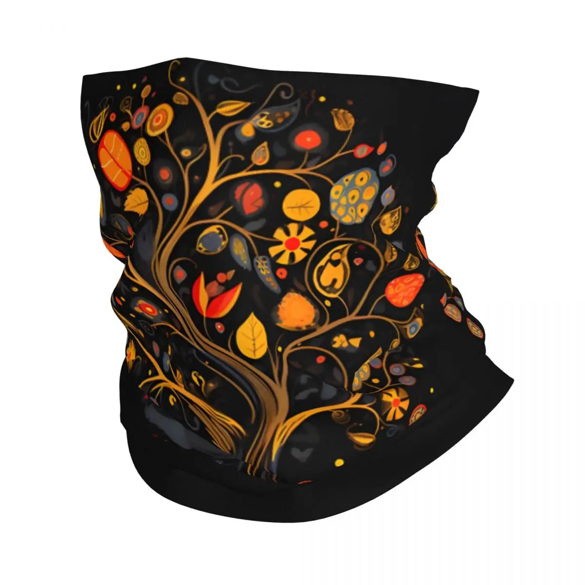 Yggdrasil Viking Scarf Neckerchief Neck Face Mask Polyester