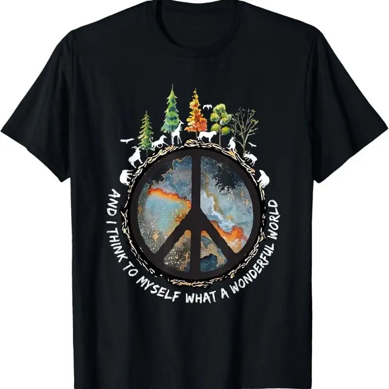 Animals And I Think To Myself What A Wonderful World T Shirt