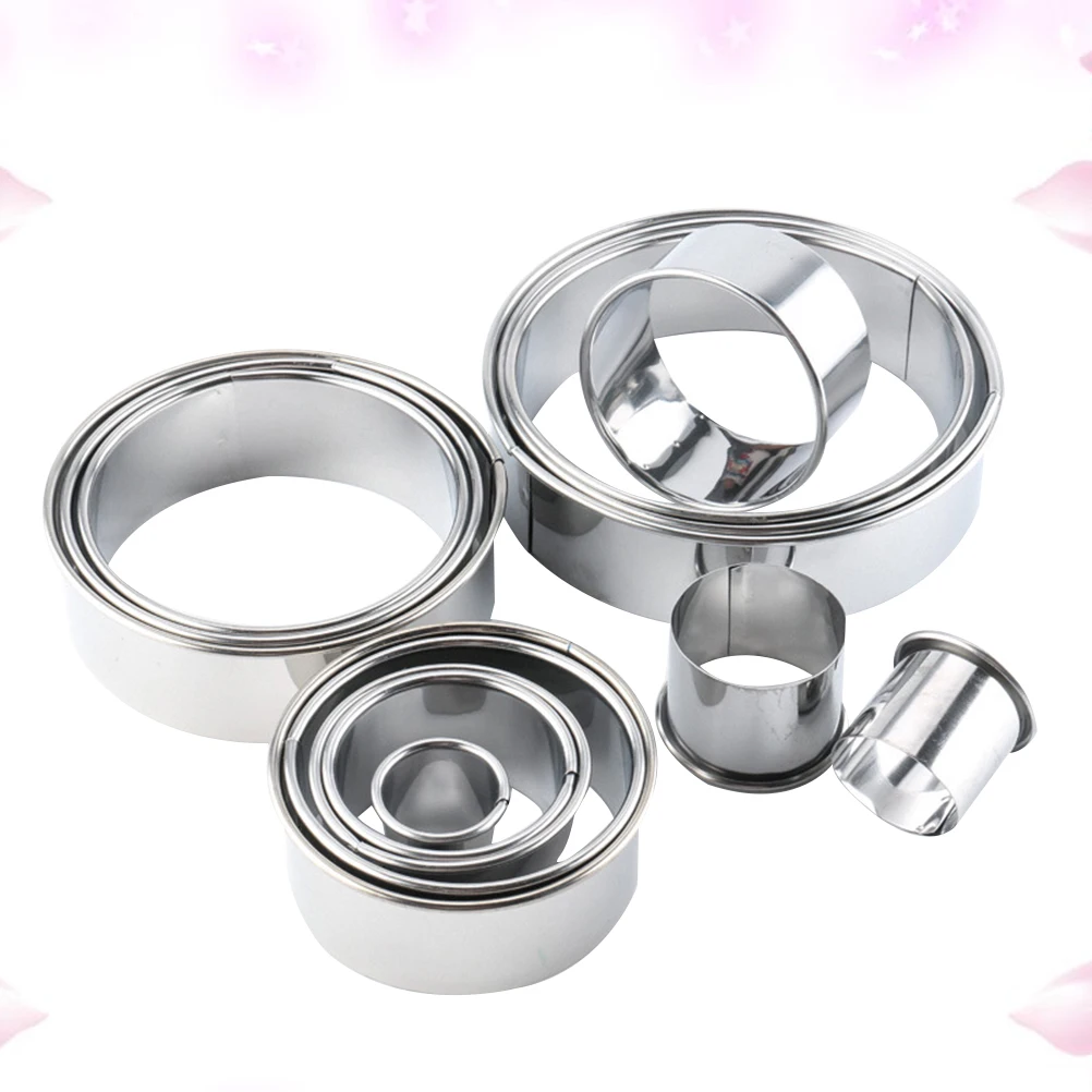 

14 PCS Cookie Cutters Cake Mold Set Christmas Cookies Baking Silver Biscuit Biscuits