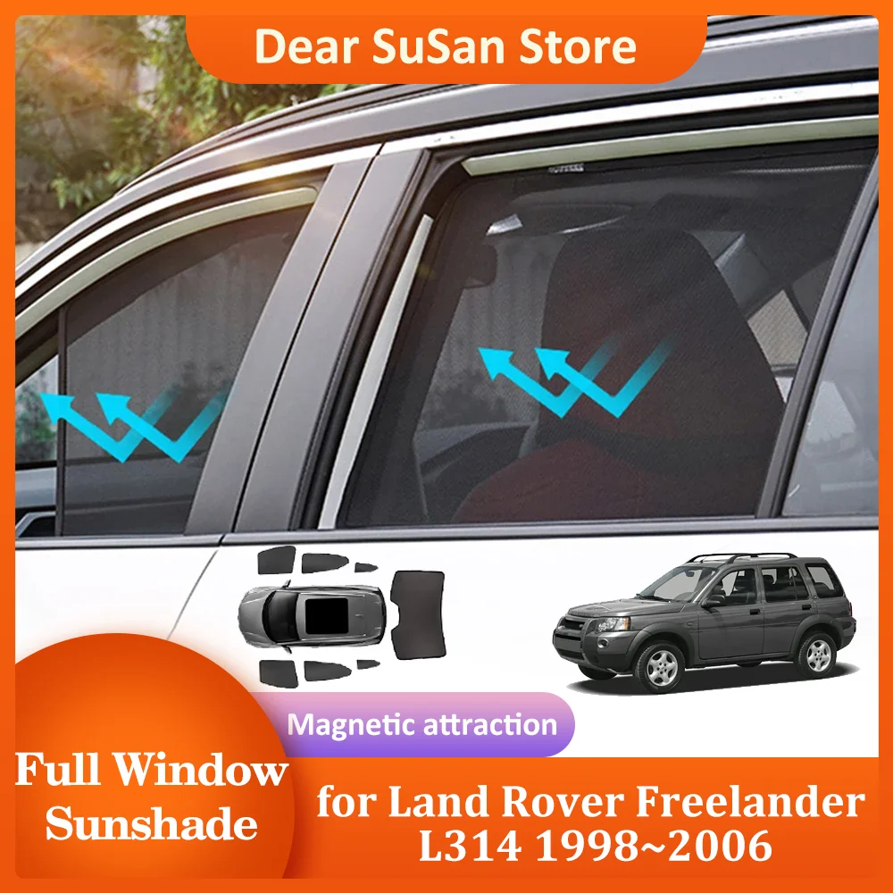

Автомобильный Магнитный солнцезащитный козырек для Land Rover Freelander L314 1998 ~ 2006 1999, 2000 2001 2002 2003 2004 2005 занавеска на лобовое стекло, боковое окно, солнцезащитный козырек, крышка, аксессуары
