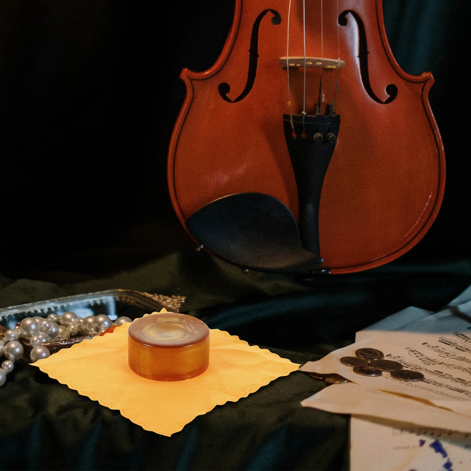 

Premium Rosin for Violin Viola Natural Instrument String Maintenance Tool for Clear Tone and Extended Instrument Life