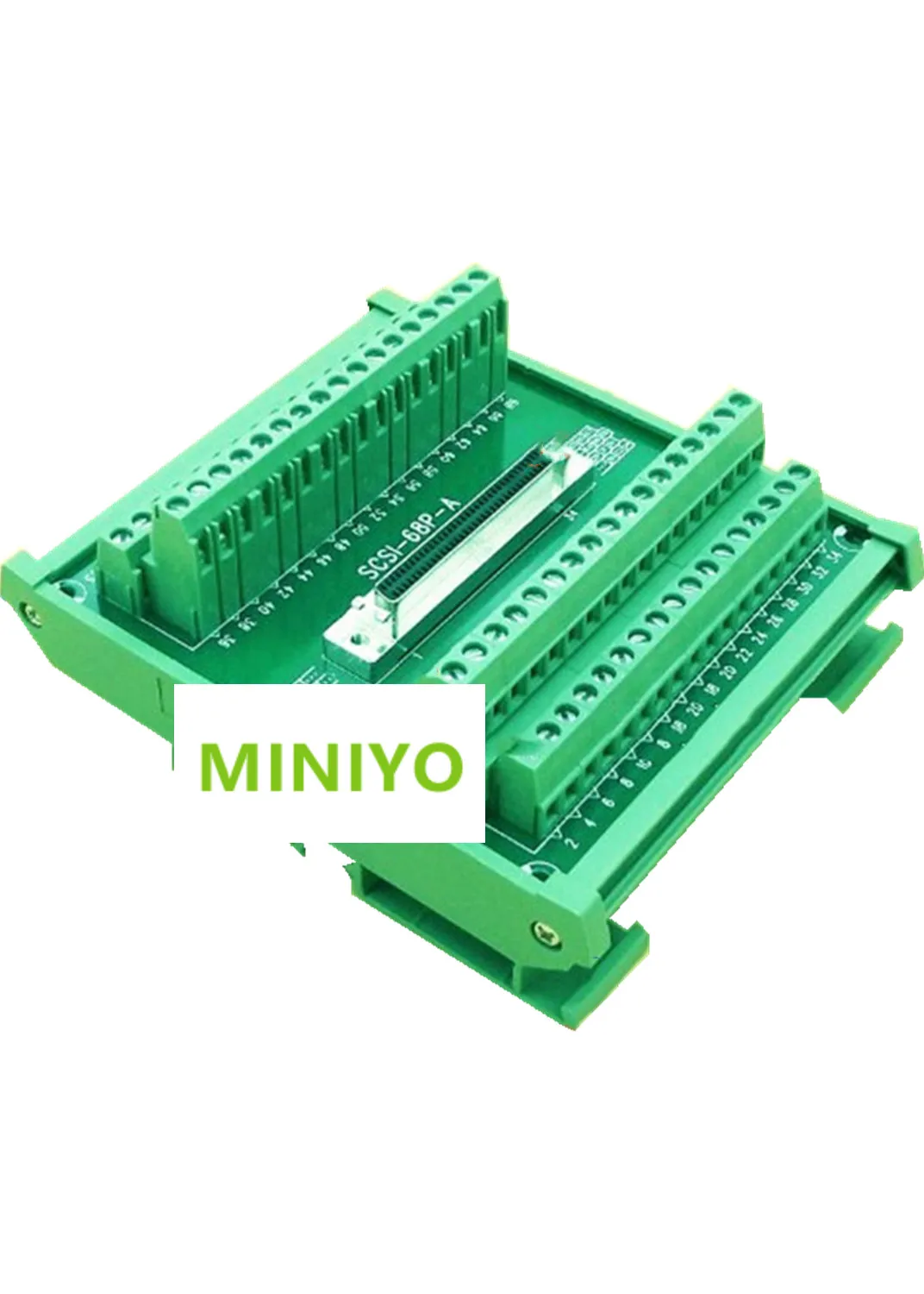 

SCSI68 68-pin DB Type Female Connector Breakout Board Terminal Module For PLC/DIN Rail Installation