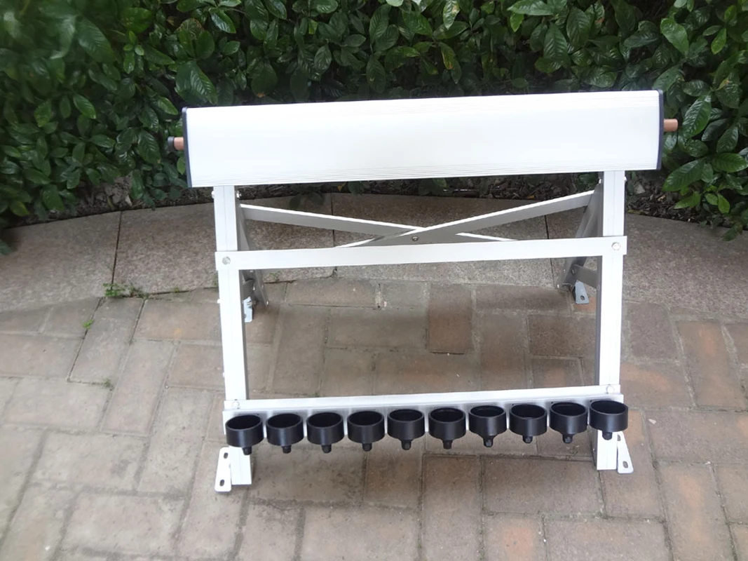 Imagem -02 - Coletor 10 Furos com Suporte para Coletor Solar Tubo 58*500 mm para Aquecedor Solar de Água