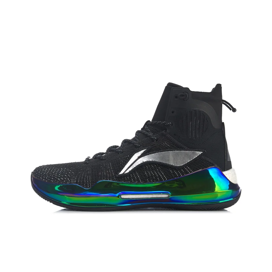Li Ning YuShuai 13 Boom Fabric Cushioning Slip Resistant Abrasion Resistant Breathable Coverage Rebound High top ABAP065-17