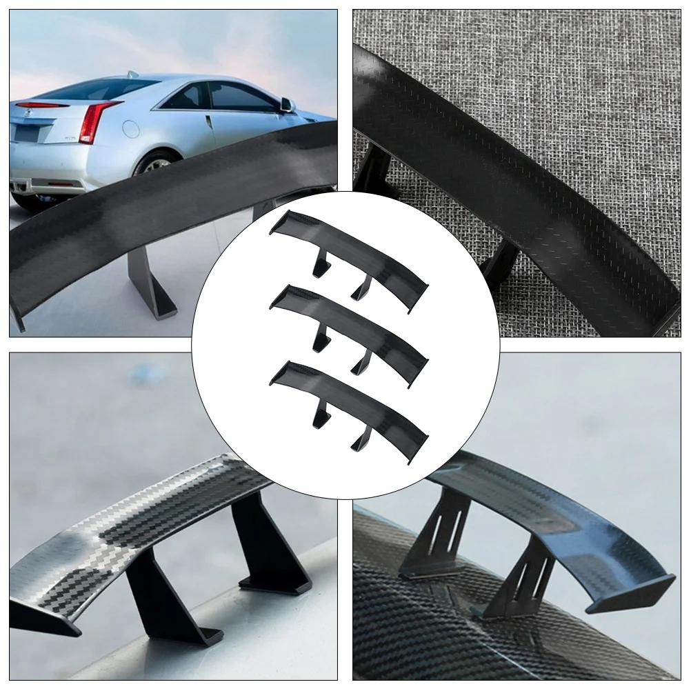 3pcs Automobile Spoiler Wing Auto Car Tail Wing Vehicle Modification Parts rear roof spoiler rear wing spoiler